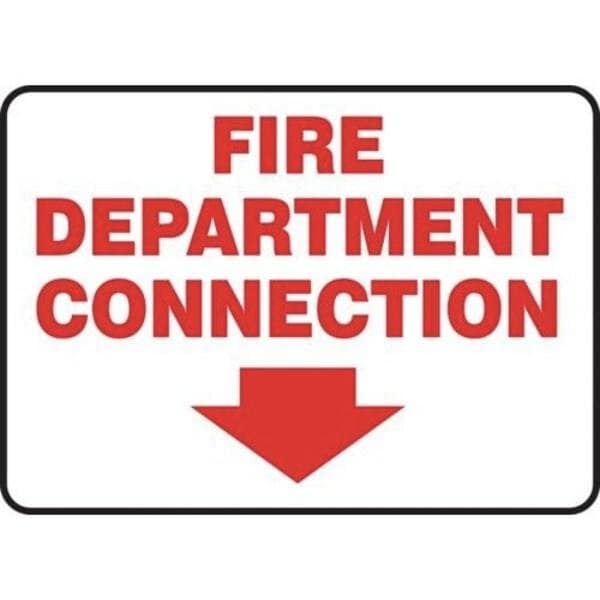 Accuform FDC REFLECTIVE SIGN FIRE DEPARTMENT MEXG535RV MEXG535RV - main